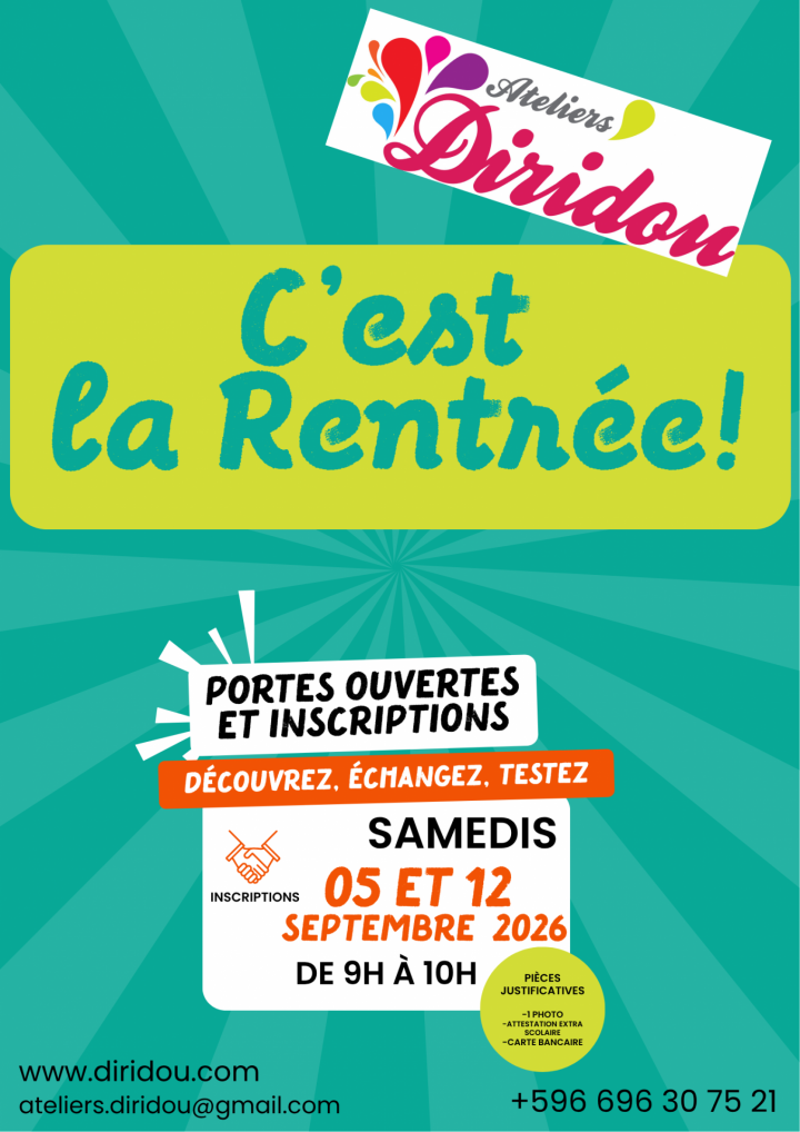 Affiche événement journée portes ouvertes école